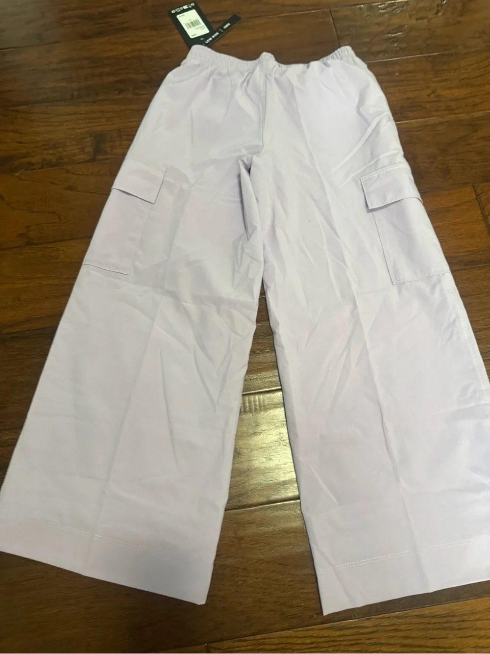 Converse Kids Light Lavender Cargo Wide-Leg Pants
